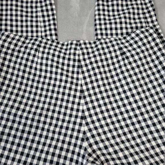 J Jill Womens Pants 18T Tall Straight Leg Zip Pockets Comfy Black White SL50E - Picture 6 of 9